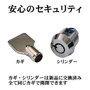 スリム両替機デュアルタイプ 安心のセキュリティ