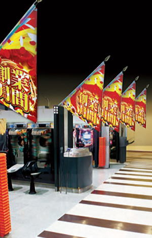 LEDパワーポール使用例